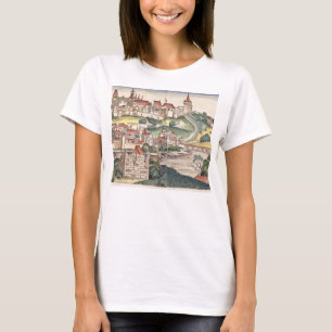 Camiseta Opinión del ojo de pájaro de Praga de la Nurembe