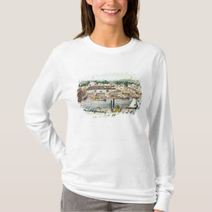 Camiseta Opinión del ojo de pájaro del sexto muelle de la