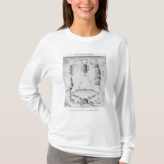 Camiseta opinión del Pájaro-ojo de los edificios ideales de (Anverso)