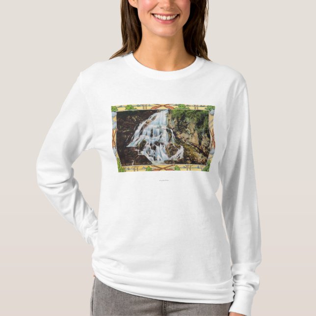 Camiseta Opinión del parque de la montaña de Ossipee del (Anverso)