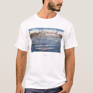 Camiseta Opinión del puerto de Portland del mercado público