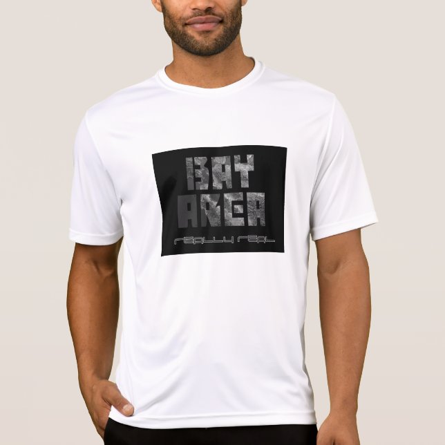 Camiseta Opinión del satélite del área de la bahía (Anverso)