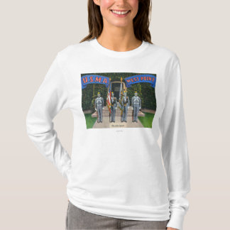 Camiseta Opinión el guardia de honor que se coloca alerta