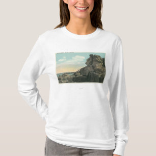 Camiseta Opinión el viejo hombre de la formación de roca