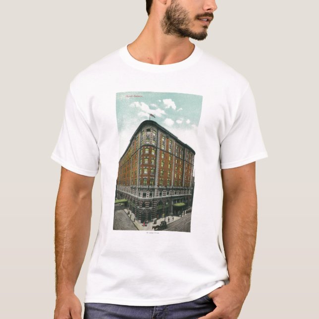 Camiseta Opinión exterior el Seneca del hotel (Anverso)