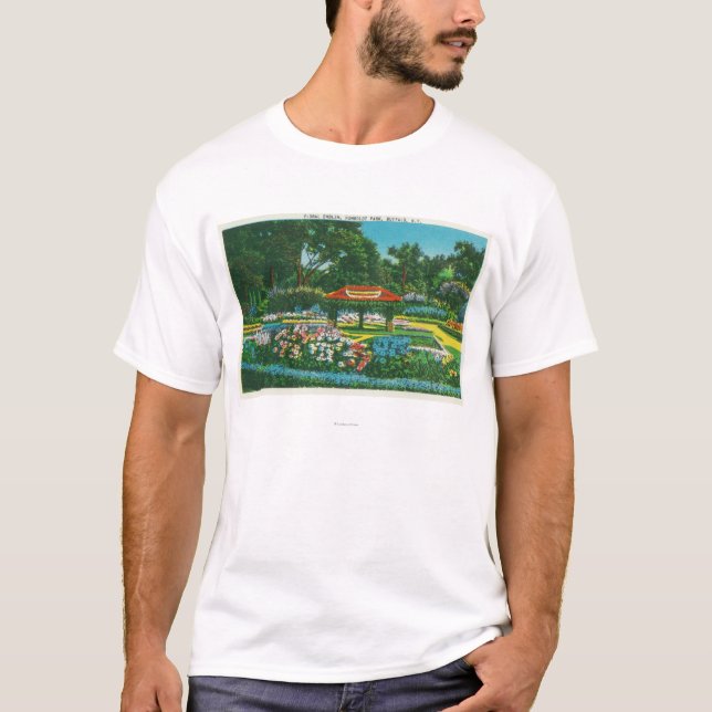 Camiseta Opinión floral del emblema del parque de Humboldt (Anverso)