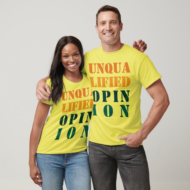 Camiseta "Opinión incompetente " (Unisexo)