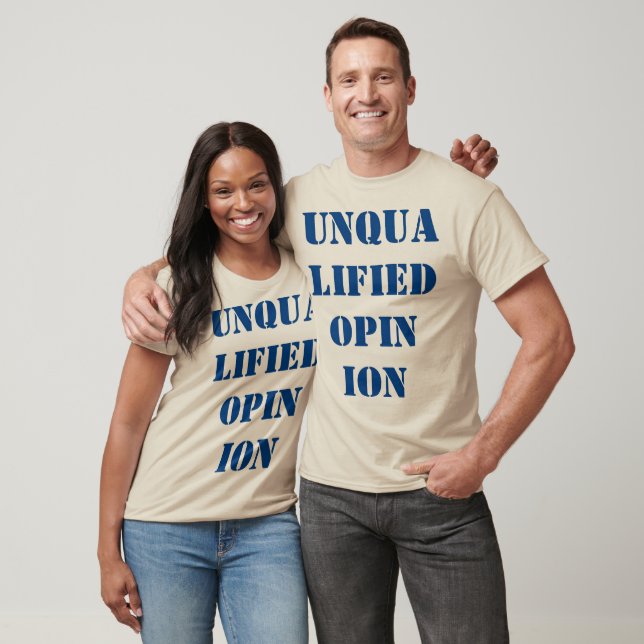 Camiseta "Opinión incompetente " (Unisexo)