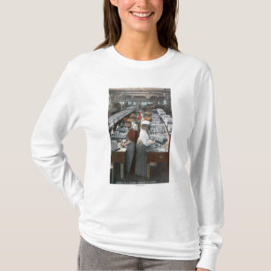 Camiseta Opinión interior los trabajadores de color salmó