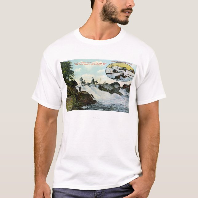 Camiseta Opinión la cabeza india, el viejo hombre (Anverso)