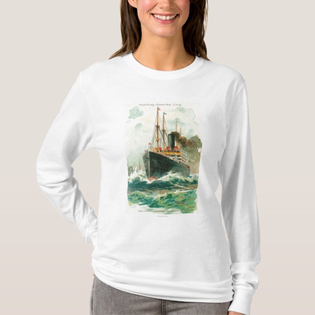Camiseta Opinión la Patricia en el mar, Hamburgo-América (Anverso)