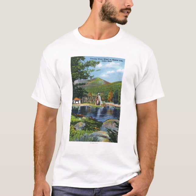 Camiseta Opinión llegada más allá lago de rueda de agua de (Anverso)