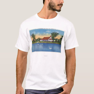 Camiseta Opinión los cisnes del parque de Hoopes en el lag