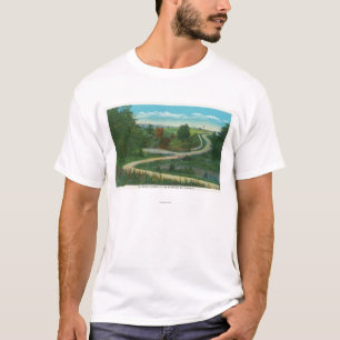 Camiseta Opinión media del barranco del campo de batalla de