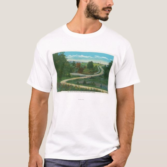 Camiseta Opinión media del barranco del campo de batalla de (Anverso)