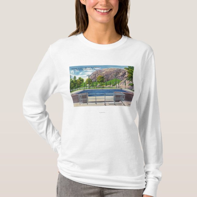 Camiseta Opinión municipal de la piscina de la roca Rimmon (Anverso)