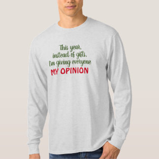 Camiseta Opinión, no GIfts