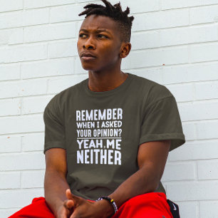 Camiseta Opinión Sarcasm Tee