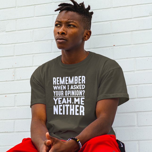 Camiseta Opinión Sarcasm Tee (Subido por el creador)