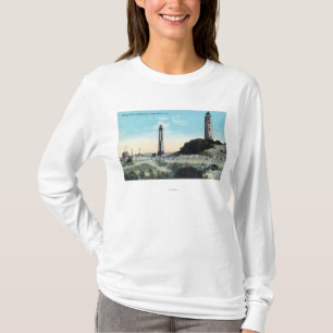 Camiseta Opinión viejo y nuevo LighthouseCape Henry, VA