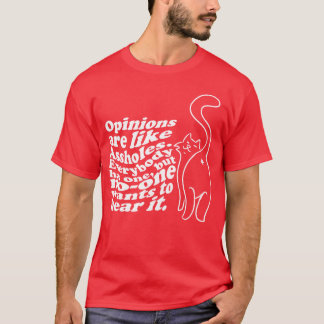 Camiseta Opiniones cita ligera amigo