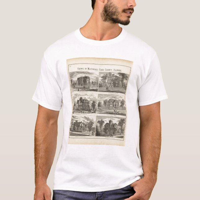Camiseta Opiniónes en Maywood, el condado de Cook, Illinois (Anverso)