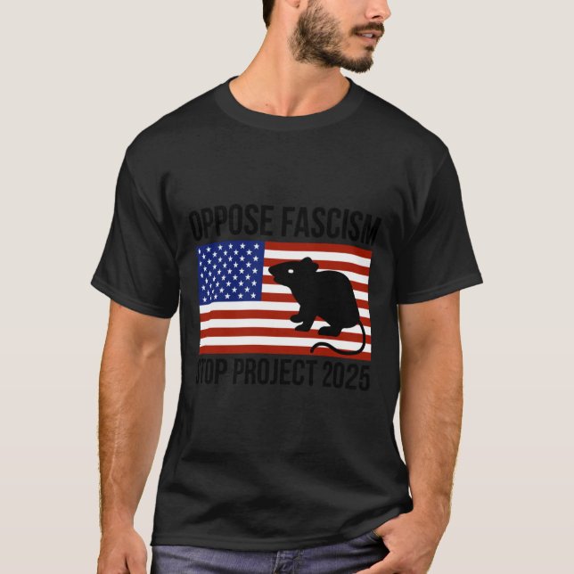 Camiseta Oponerse al fascismo (Anverso)
