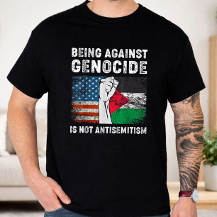 Camiseta Oponerse al Genocidio No Es Antisemitismo