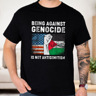 Camiseta Oponerse al Genocidio No Es Antisemitismo
