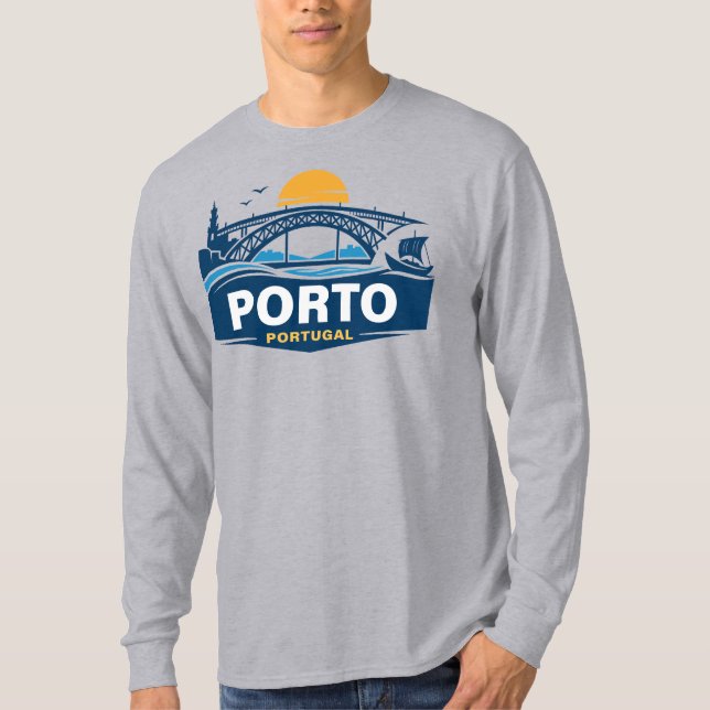 Camiseta Oporto Portugal Europa (Anverso)
