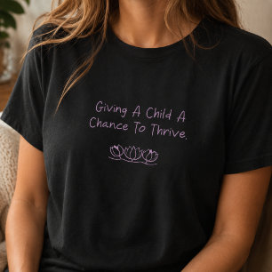 Camiseta Oportunidad de prosperar del niño: apoyo a padres 