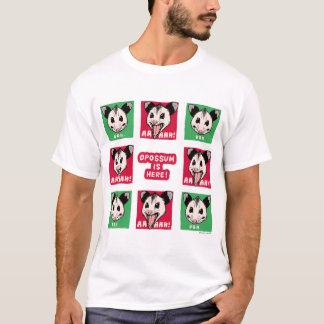 Camiseta Opossum "AHHH" and "UGH..."