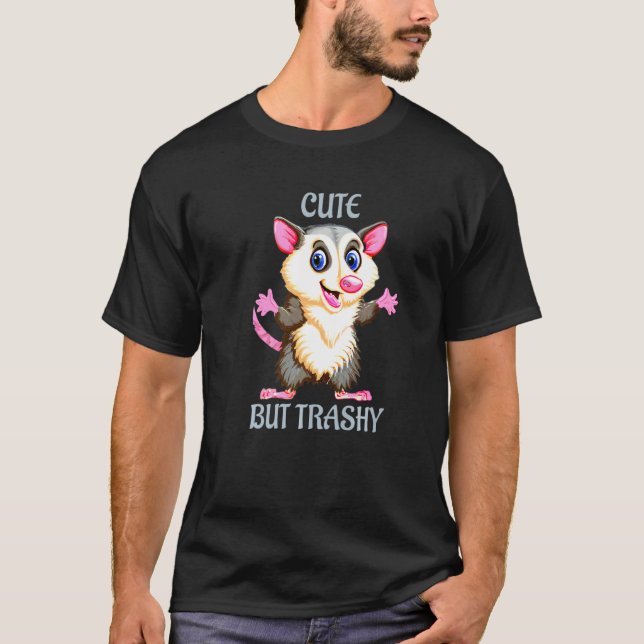 Camiseta Opossum Cute Pero Trashy Opossum (Anverso)