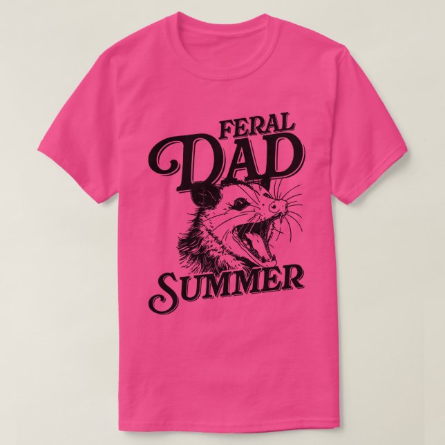 Camiseta Opossum Feral Dad Summer (Diseño del anverso)