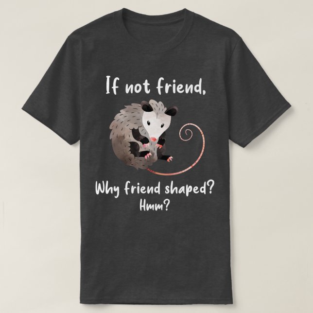 Camiseta Opossum Friend Shaped (Diseño del anverso)