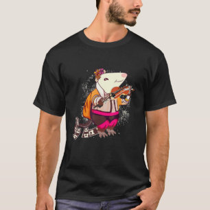 Camiseta Opossum, jugador de violín de opossum