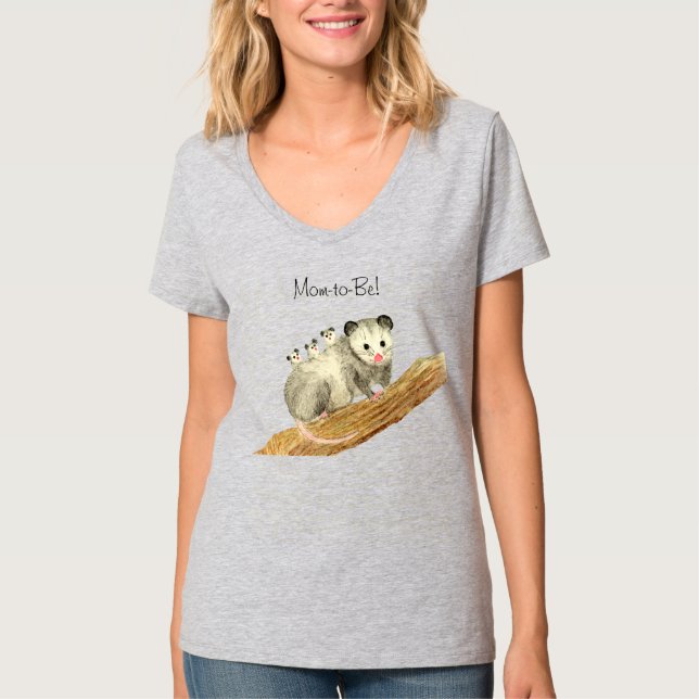 Camiseta Opossum Mom (Anverso)