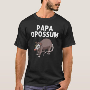 Camiseta Opossum Para Hombres Papá Awesome Possum Support A