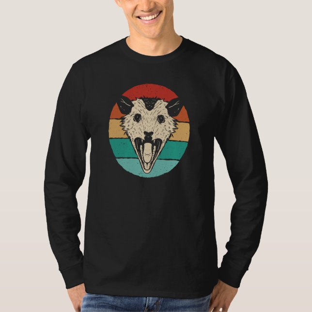 Camiseta Opossum Rainbow Colour for Men Women and Children (Anverso)