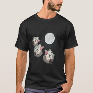 Camiseta Opossum Three Opossum Moon Opossum