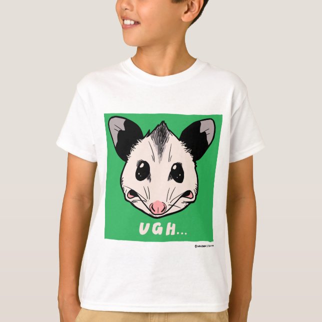 Camiseta Opossum "UGH..." (Anverso)