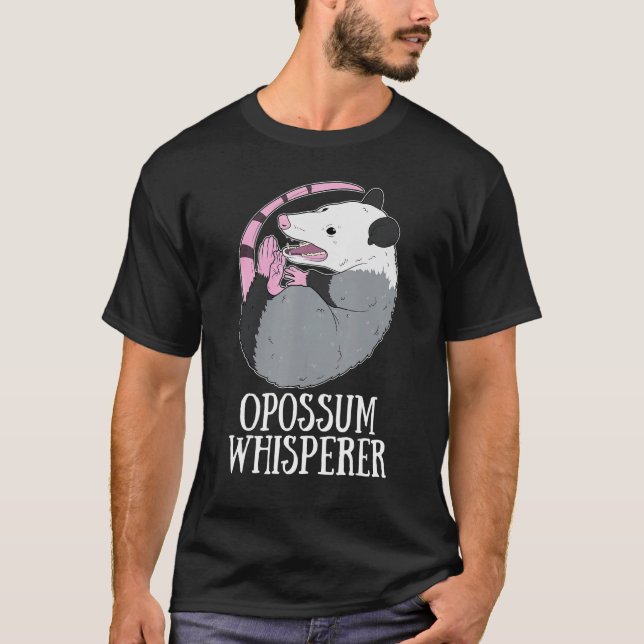 Camiseta Opossum Whisperer Funny Trash Possum Dead Opossum (Anverso)