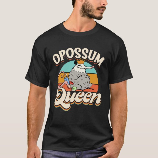 Camiseta Opossums Vintage Opossum Queen (Anverso)