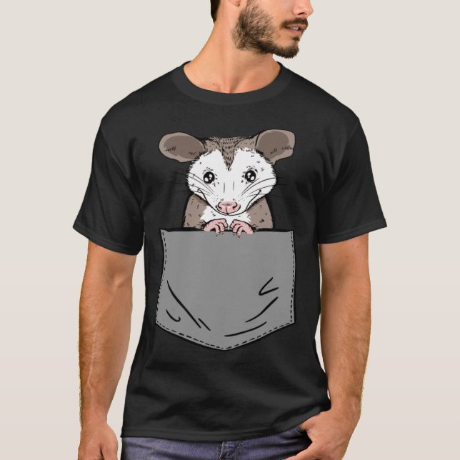 Camiseta Opossums Vintage Pocket Opossum (Anverso)
