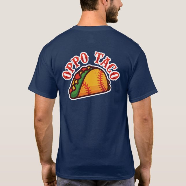 Camiseta Oppo Taco softball/béisbol (Reverso)