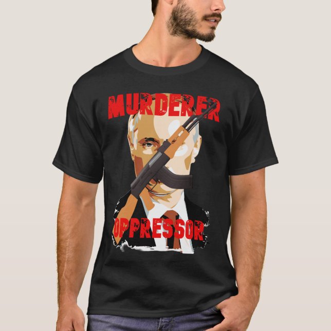 Camiseta opresor de putin (Anverso)