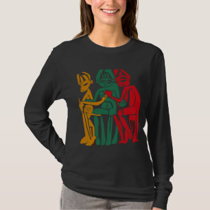 Camiseta OPRETEYS   Figuras abstractas tribales