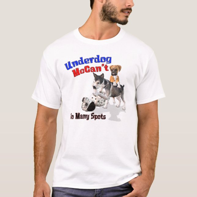 Camiseta Oprimido McCan't, demasiados puntos (Anverso)