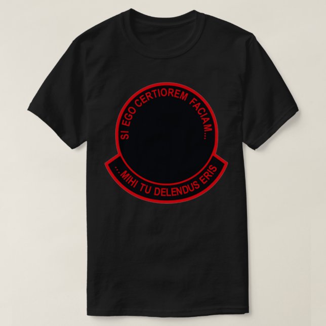 Camiseta Ops negras VX4 (Diseño del anverso)