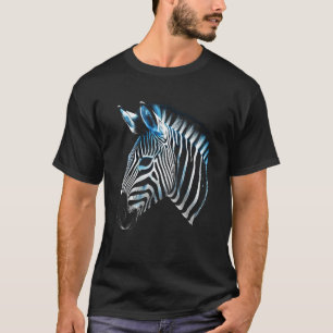 Camiseta Óptica de Zebra Lover Animal Motira Zebra
